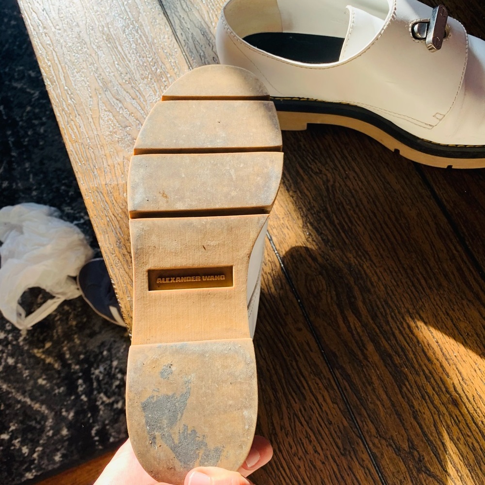 Alexander Wang White Sneakers Platform Oxford - Picture 7 of 11